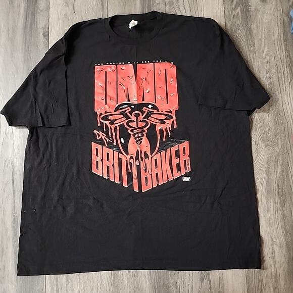Britt Baker DMD T-Shirt Size 3XL All Elite Crate Exclusive AEW - Picture 1 of 4